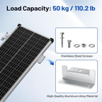 Aluminum Alloy Solar Panel Brackets for RV, Trailer, Van, Yacht and Off-Grid Roof Installation(4 PCS)