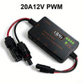 Solar Charge Controller 12V 20A Type-C&USB for Solar Panel Gel, AGM LiFePO4