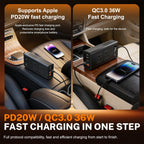 200W Car Power Inverter DC 12V to AC 110V 120V Converter Adapter Charger RV US