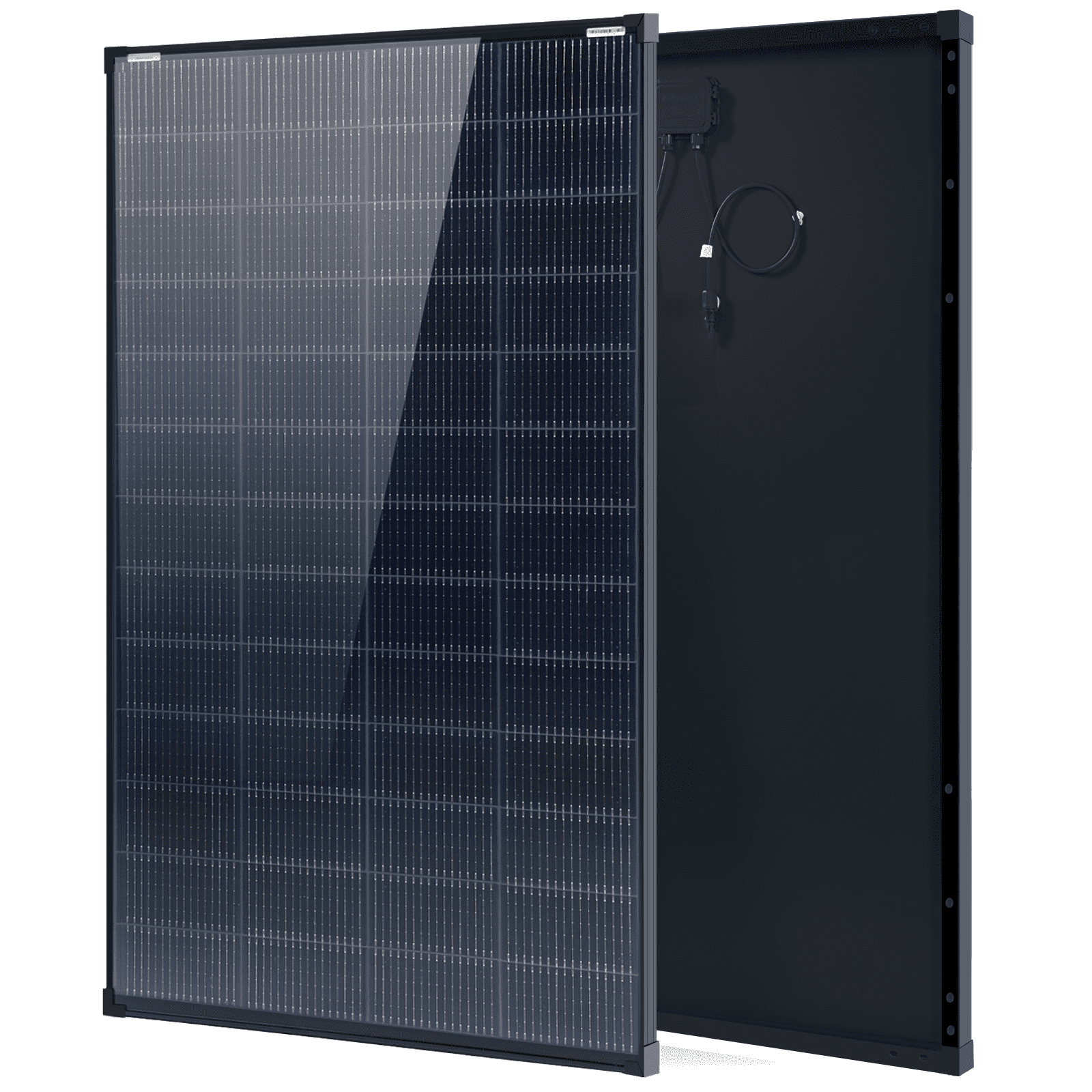200/400 Watt Solar Panels N-Type 24 Volt 200W Solar Panel 16BB 25.6% High-Efficiency Solar Cell,IP68 24V PV Module Power Charger for Class B Van RV Marine Cabin Roof Home Farm for 12V/24V Systems