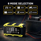 12V 10A/12A/15A/20A - Yellow - US Dual Plug