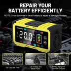 12V 10A/12A/15A/20A - Yellow - US Dual Plug