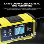 12V 10A/12A/15A/20A - Yellow - US Dual Plug