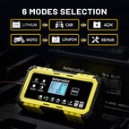 12V 10A/12A/15A/20A - Yellow - US Dual Plug