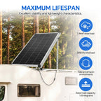 45in Adjustable Solar Panel Mounting Bracket Kit for RV, Roof, Boat & Off-Grid Systems