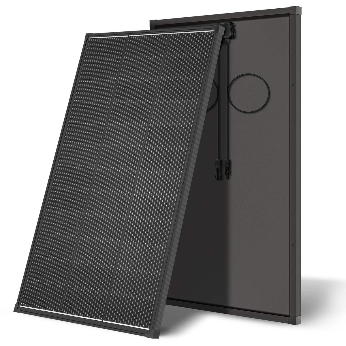 200/400 Watt Solar Panel,18BB N-Type A+ Monocrystalline Cell 25% High Efficiency 12V IP68 Waterproof Solar Panel for Rooftop, RV, Farm, Trailer, Marine, Home Off-Grid System (Black/Silver/Bifacial)