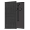 100W/200W/400W Solar Panel,N-Type 12V 18BB 25% High-Efficiency A+ Monocrystalline Cell IP68 Waterproof Solar Panel for RV Marine Boat Trailer Camper Rooftop Farm and Other Off-Grid System (Black/Silver/Bifacial)
