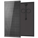 200W/400W Solar Panel 12v n Type 18bb Solar Panel A+ Grade PV Module with IP68 Junction Box,25% Cell Efficiency 200W/400W Solar Panels for Off Grid RV Boat Rooftop Camper(200W/400W Black/Bifacial)