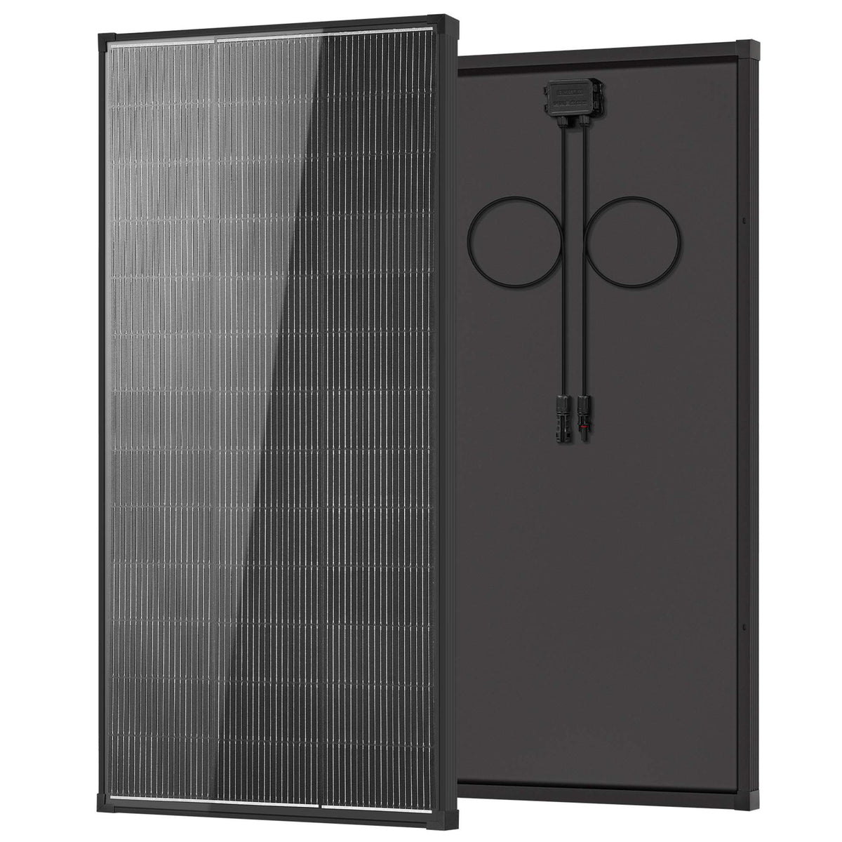 200W/400W Solar Panel 12v n Type 18bb Solar Panel A+ Grade PV Module with IP68 Junction Box,25% Cell Efficiency 200W/400W Solar Panels for Off Grid RV Boat Rooftop Camper(200W/400W Black/Bifacial)