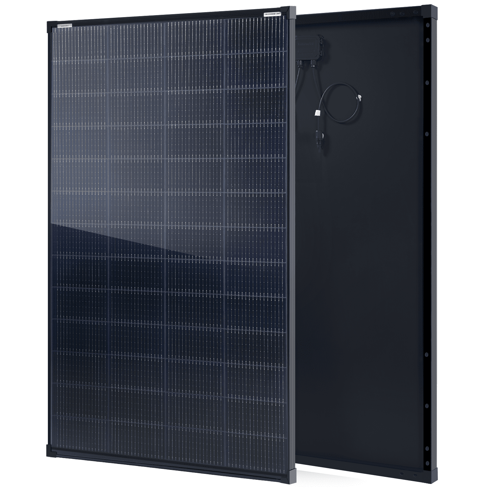 200/400 Watt Solar Panels N-Type 24 Volt 200W Solar Panel 16BB 25.6% High-Efficiency Solar Cell,IP68 24V PV Module Power Charger for Class B Van RV Marine Cabin Roof Home Farm for 12V/24V Systems