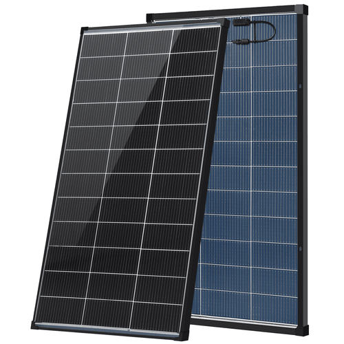 100W/200W/400W/800W/1200W/1600W N-Type Solar Panel, 12V 18BB 25.2% High-Efficiency IP68 Waterproof Solar Panels for RV, Marine, Trailer, Camper, Rooftop, Farm & Other Off-Grid Systems