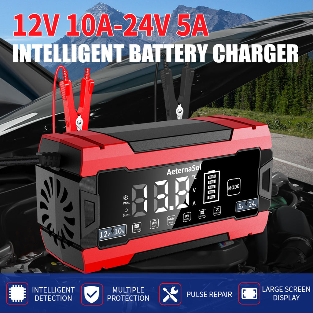 12V battery charger Car Battery Charger Intelligent Pulse Repair Smart Automatic