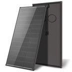 AeternaSol Solar Panels,200W/400W Solar Panel 12v n Type 18bb Solar Panel A+ Grade PV Module with IP68 Junction Box,25% Cell Efficiency 200W/400W Solar Panels for Off Grid RV Boat Rooftop Camper(200W/400W Black/)