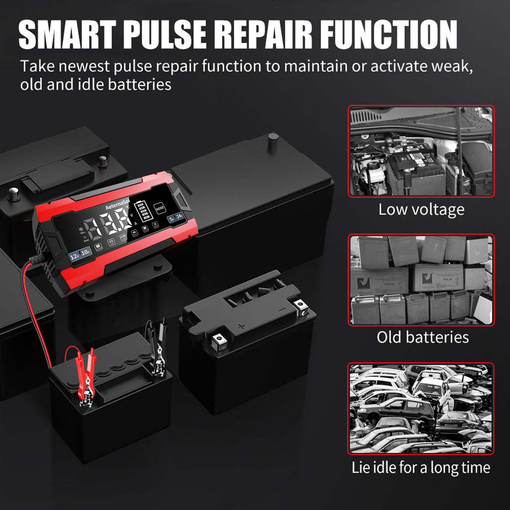 12V battery charger Car Battery Charger Intelligent Pulse Repair Smart Automatic