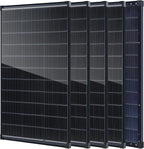 4er-Set 100W N-Typ Solarpanels, 25,6 % hocheffizientes monokristallines PV-Modul mit IP68-Anschlussdose für Wohnmobile, Camping und Zuhause