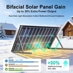 4er-Set 100W N-Typ Solarpanels, 25,6 % hocheffizientes monokristallines PV-Modul mit IP68-Anschlussdose für Wohnmobile, Camping und Zuhause