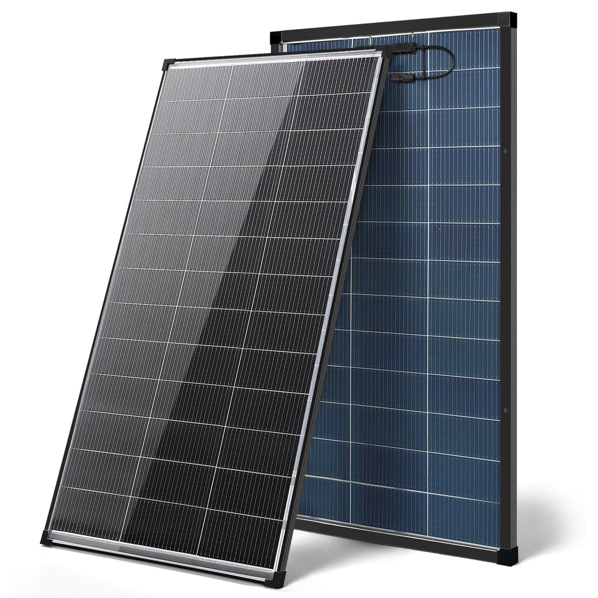 200W/400W Solar Panel 12v n Type 18bb Solar Panel A+ Grade PV Module with IP68 Junction Box,25% Cell Efficiency 200W/400W Solar Panels for Off Grid RV Boat Rooftop Camper(200W/400W Black/Bifacial)