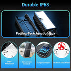 225Watt 12V Solar Panel N-Type 0BB Anti-Shading Mono Off Grid RV Roof Home 200w
