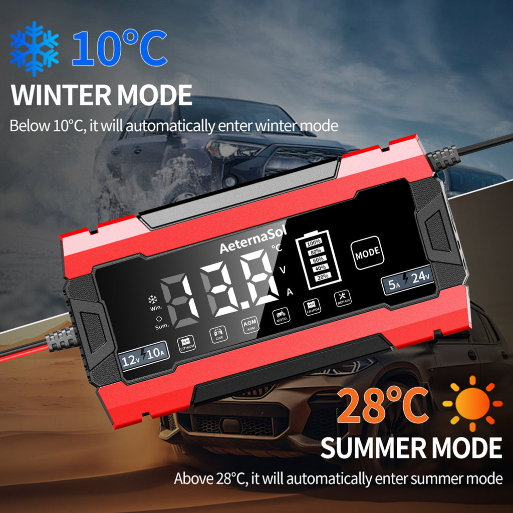 12V battery charger Car Battery Charger Intelligent Pulse Repair Smart Automatic