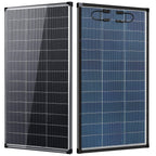 AeternaSol Solar Panels,200W/400W Solar Panel 12v n Type 18bb Solar Panel A+ Grade PV Module with IP68 Junction Box,25% Cell Efficiency 200W/400W Solar Panels for Off Grid RV Boat Rooftop Camper(200W/400W Black/)