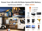 1000W/1500W/2000W/3000W Reiner Sinus-Wechselrichter, 12V DC auf 120V AC Konverter für Solaranlagen, Wohnmobile, Boote und Lkw