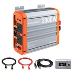AeternalSol 2KW 2000W Pure Sine Wave Inverter 12V DC to 120V AC Solar RV Marine