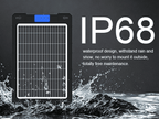 12V Solar Car Battery Charger 12W Waterproof Portable Solar Trickle Charger Maintainer with Smart PWM Controller for Car, Automotive, Motorcycle, Boat, Marine, RV,Trailer, Snowmobile, etc.
