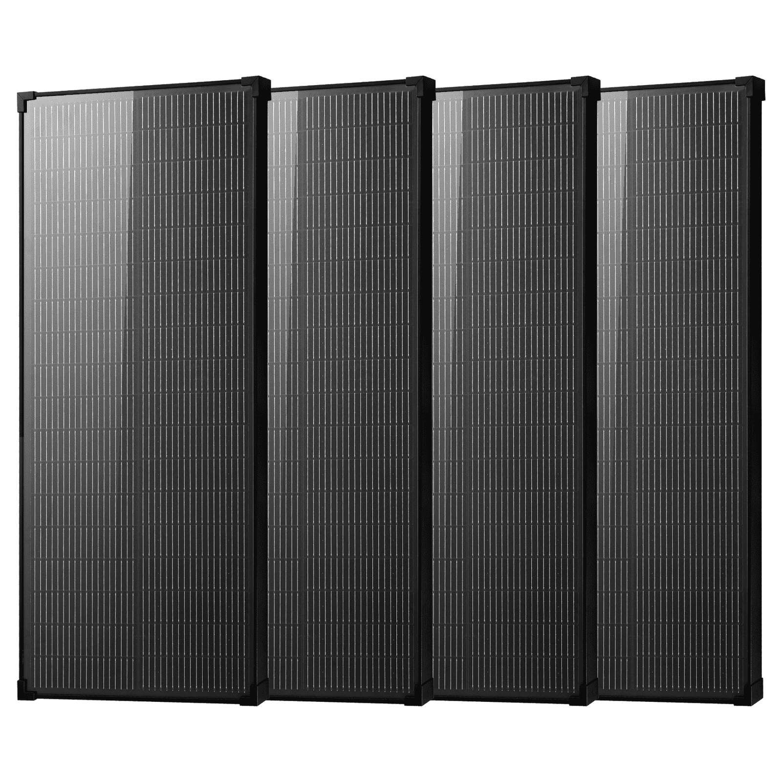 100W/200W/400W Solar Panel,N-Type 12V 18BB 25% High-Efficiency A+ Monocrystalline Cell IP68 Waterproof Solar Panel for RV Marine Boat Trailer Camper Rooftop Farm and Other Off-Grid System (Black/Silver/Bifacial)