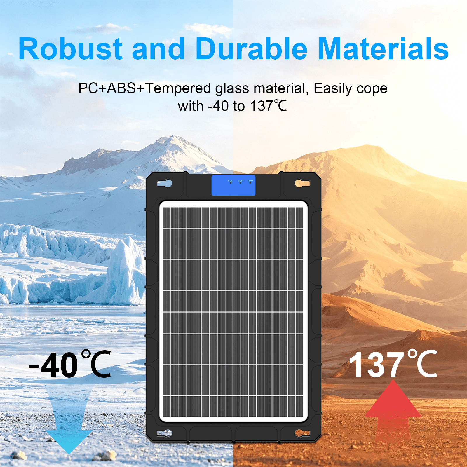 12V Solar Car Battery Charger 12W Waterproof Portable Solar Trickle Charger Maintainer with Smart PWM Controller for Car, Automotive, Motorcycle, Boat, Marine, RV,Trailer, Snowmobile, etc.